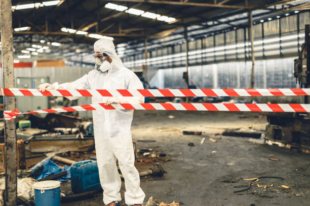 Professional Unattended Death Cleanup technician working in Prairie Lea, TX